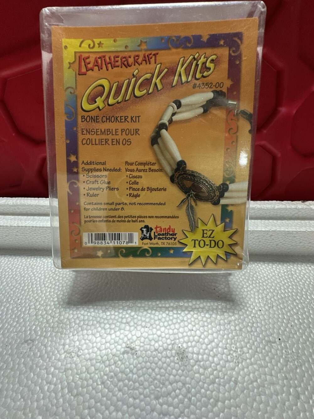 Tandy Leather Factory Leathercraft Quick Kits Bone Choker Kit #4352-00